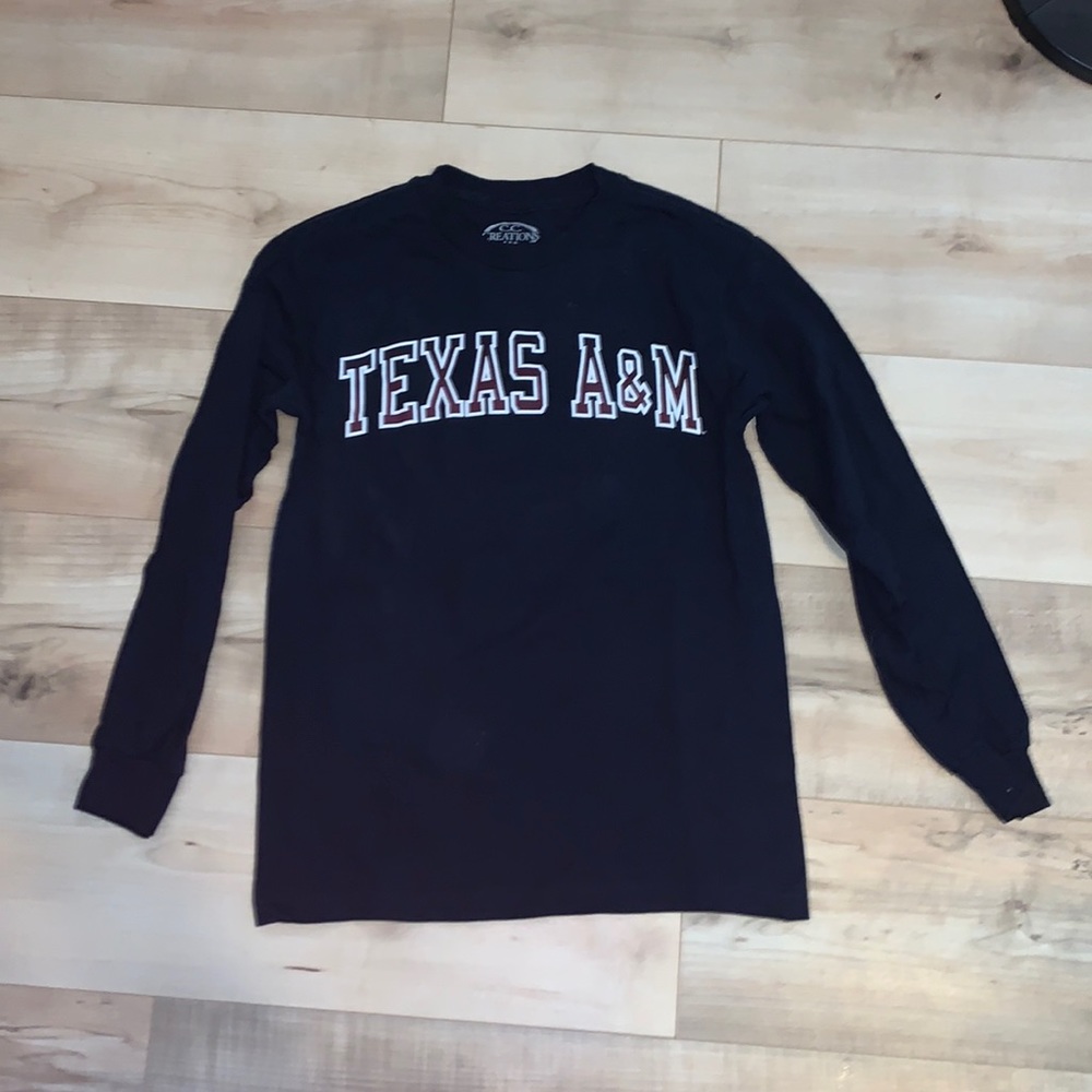 Texas A&M long sleeve navy blue